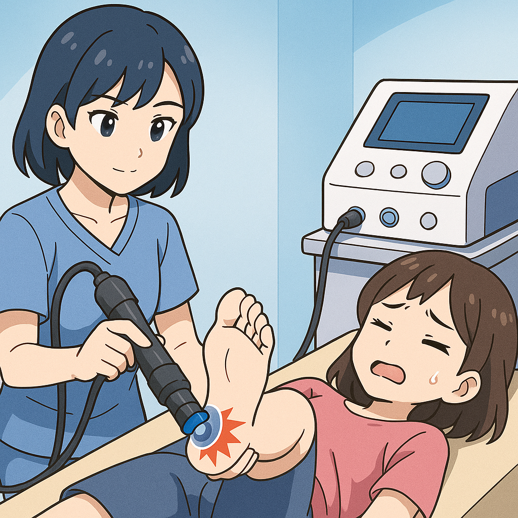 もう悩まない足裏の痛み：【足底腱膜炎】衝撃波治療の安全性と効果を